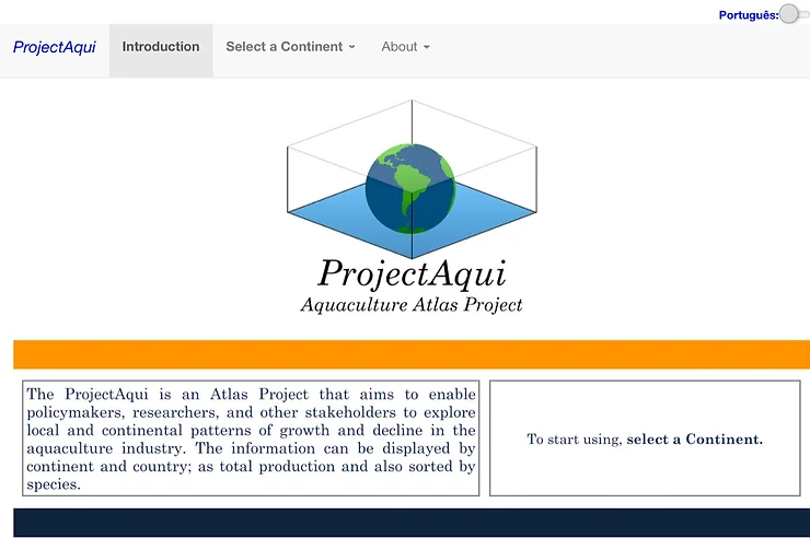 Main Page of ProjectAqui