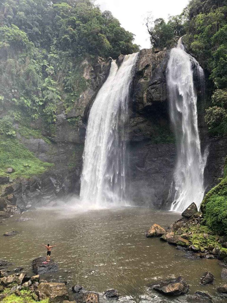 Cachoeira Nossa Senhora de Fátima. Circuito Vale Europeu, Doutor Pedrinho-SC, Brasil. Fonte Própria: (Rafael Meneses)